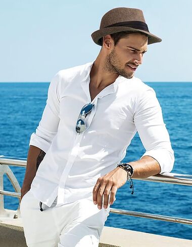 Simplicity Fedora for Men Women Unisex Men's Women's Classic Manhattan Structured Gangster Trilby Fedora Hat in Saudi Arabia