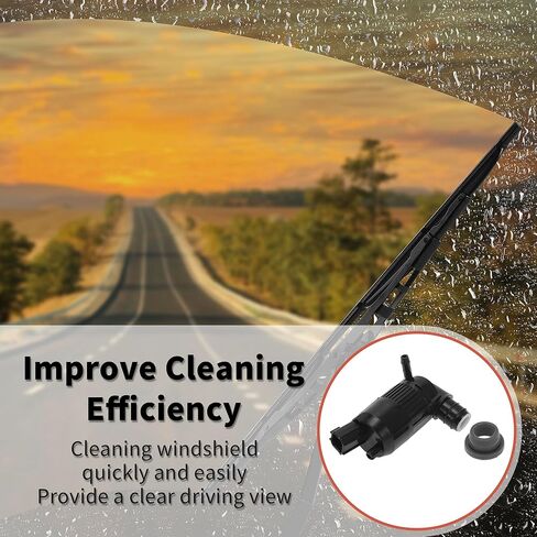 مضخة غسالة Acropix الزجاج الأمامي مع مضخة سائل غسالة الزجاج الأمامي من أجل Ford for Ranger for Lincoln for Continental MKZ No.BA5317664AA - حزمة 1 in Saudi Arabia