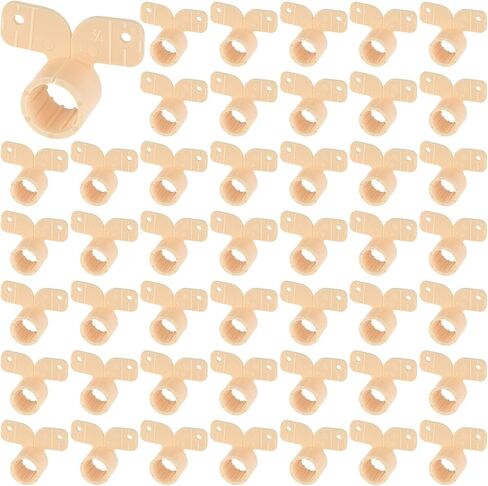 50 Pack 1/2 Inch Pipe Supports Suspension Clamp Butterfly Style Pipe Clamps Pex Clamps for Pex, Copper, CPVC Pipe in Kuwait