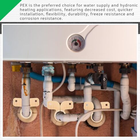 50 Pack 1/2 Inch Pipe Supports Suspension Clamp Butterfly Style Pipe Clamps Pex Clamps for Pex, Copper, CPVC Pipe in Kuwait