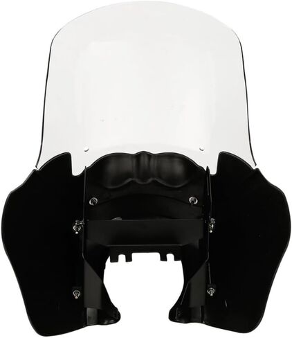 Black Front Fairing for Dyna 1983-2017 Style Super T- -(ABS) in Saudi Arabia