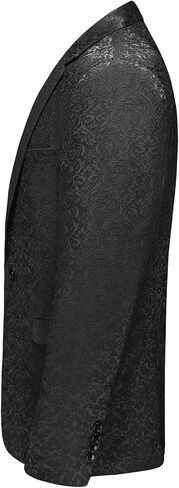Rogers & Morris Blazer for Men Casual Slim fit Suit Jacket Paisley Chaqueta Floral Men's Sport Coat Party Dress in Kuwait