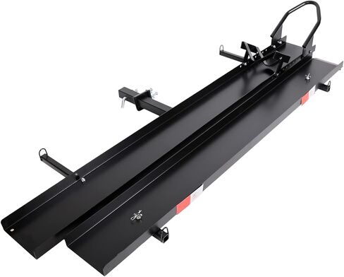 HECASA 600LB Motorcycle Carrier with Loading Ramp Heavy Duty Steel Hauler Rack Dirt Bike Rack Hitch Mount - You Will Get Multiple Packages in Kuwait