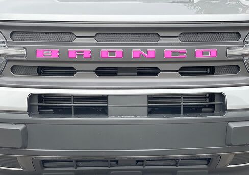Grille Letter Overlays - Compatible with 2021-2025 Bronco Sport in Kuwait