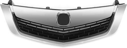 الشبكة الأمامية Hecasa متوافقة مع 2009 2010 Acura TSX Silver ABS Plastic Grill مع تقليم صب in Saudi Arabia