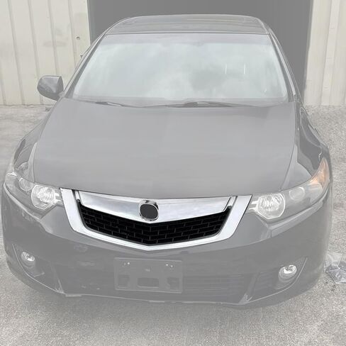 الشبكة الأمامية Hecasa متوافقة مع 2009 2010 Acura TSX Silver ABS Plastic Grill مع تقليم صب in Saudi Arabia