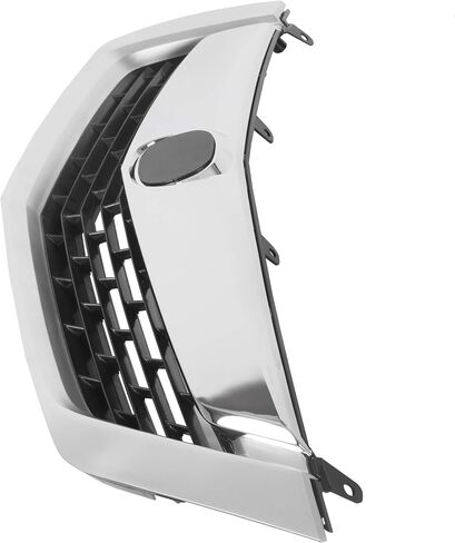 الشبكة الأمامية Hecasa متوافقة مع 2009 2010 Acura TSX Silver ABS Plastic Grill مع تقليم صب in Saudi Arabia