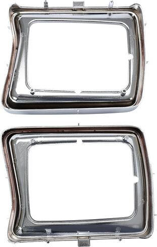 KUAFU Grille & Headlight Bezel Compatible with 1978-1979 Ford Bronco F100 F150 F250 F350 Replacement for FO1200111 D8TZ8150C FO2513115 FO2512114 Chrome ABS Plastic in Saudi Arabia