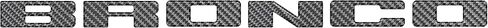 Grille Letter Overlays - Compatible with 2021-2025 Bronco Sport in Kuwait