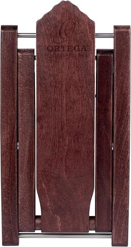 Ortega Guitars Wooden Classical Foot Rest Stool-Made of Solid Birch-Adjustable Height-Wine Red (OWFS-1WR) in Kuwait