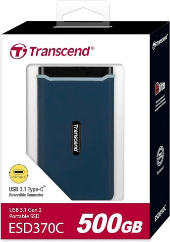 Transcend 2TB External, Portable, Military Drop Test Certified SSD ESD360C USB 20Gbps Type C TS2TESD360C in Kuwait