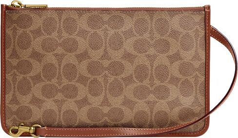 Coach Zip Pouch, B4/Tan Caramel in Saudi Arabia