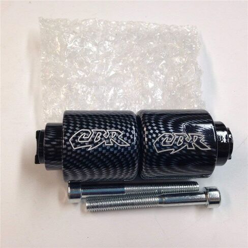 XKMT-Carbon CBR Logo Bar Ends Compatible With Super Blackbird CBR1100XX CBR 1000 RR 2004-2008 CBR 600RR 2003-2013 CBR 600 F1/F2/F3/F4/F4I 1987-2006 etc [B017QV9IUI] in Saudi Arabia