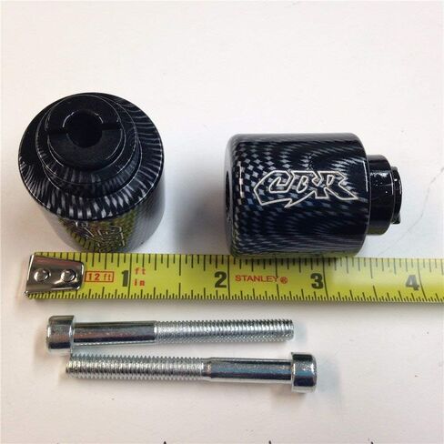 XKMT-Carbon CBR Logo Bar Ends Compatible With Super Blackbird CBR1100XX CBR 1000 RR 2004-2008 CBR 600RR 2003-2013 CBR 600 F1/F2/F3/F4/F4I 1987-2006 etc [B017QV9IUI] in Saudi Arabia