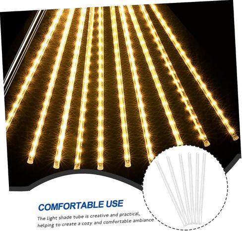 20pcs LED LED Meteor Lights أنابيب دش شفافة استبدال قذيفة متينة للديكور في الهواء الطلق in Saudi Arabia
