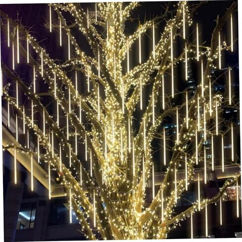 20pcs LED LED Meteor Lights أنابيب دش شفافة استبدال قذيفة متينة للديكور في الهواء الطلق in Saudi Arabia