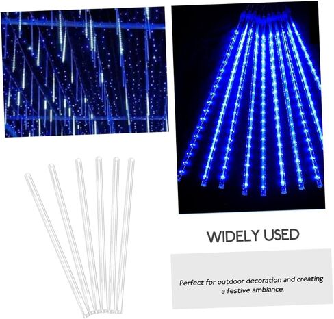 20pcs LED LED Meteor Lights أنابيب دش شفافة استبدال قذيفة متينة للديكور في الهواء الطلق in Saudi Arabia