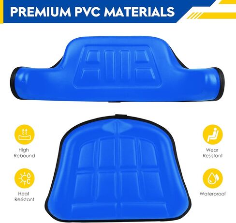 Tractor Suspension Seat With Tilt For Ford & New Holland 3900 3930 3910 4000 4100 4110 4330 4600 4610 5000 5100 5600 5610 5900 5910, Blue in Saudi Arabia