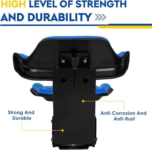 Tractor Suspension Seat With Tilt For Ford & New Holland 3900 3930 3910 4000 4100 4110 4330 4600 4610 5000 5100 5600 5610 5900 5910, Blue in Saudi Arabia