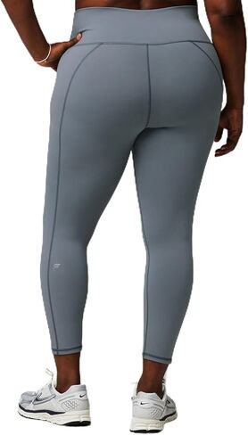 سروال Fabletics النسائي Define PowerHold عالي الخصر 7/8، أقصى ضغط، جذاب، XXL-1X، Merlot in Saudi Arabia