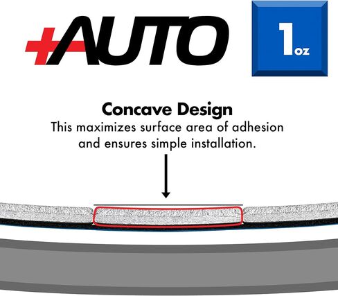 +AUTO 1oz, 1.0oz, Steel, Adhesive Stick on Wheel Weights, EZPeel Tape Weights, Cars, Trucks, SUVs, Motorcycle, Low Profile, Rim Contoured, OE Certified, U.S.A. Professional Grade, 144pcs (Black) in Saudi Arabia