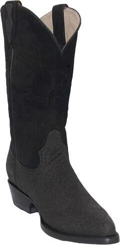 Western Shops Men’s Genuine Leather J Toe Bull Neck Print Western Cowboy Boot in Saudi Arabia