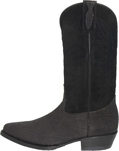 Western Shops Men’s Genuine Leather J Toe Bull Neck Print Western Cowboy Boot in Saudi Arabia