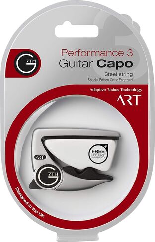 G7th Special Editions 6 String Guitar Capo، يمكن استخدامه بكلتا اليدين، ذهبي، 63 جم/2.2 أونصة. ملف تعريف منخفض وغير تدخلي (C81153) in Kuwait