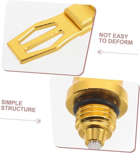 Motorcycle Oil Level Measurement Cap Aluminum Alloy Oil Gauge for Precise Measurement Easy Installation and Fit for Scooter and Motorcycle Maintenance in Saudi Arabia