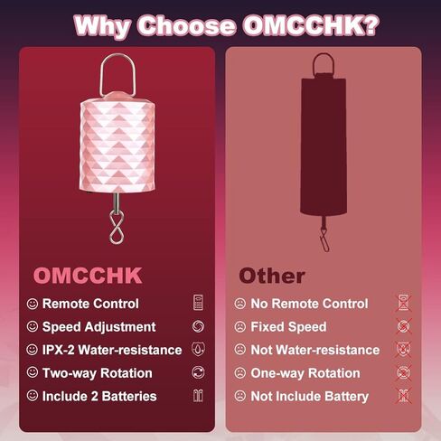 محرك كرة ديسكو، محرك دوار يعمل بالبطارية بقدرة 2000 مللي أمبير في الساعة مع جهاز تحكم عن بعد وتوقيت، محرك صغير قابل لإعادة الشحن عبر USB لسرير الأطفال المحمول ذو اللون الذهبي الوردي للتعليق على شكل كرة مرآة تتناغم الرياح in Kuwait