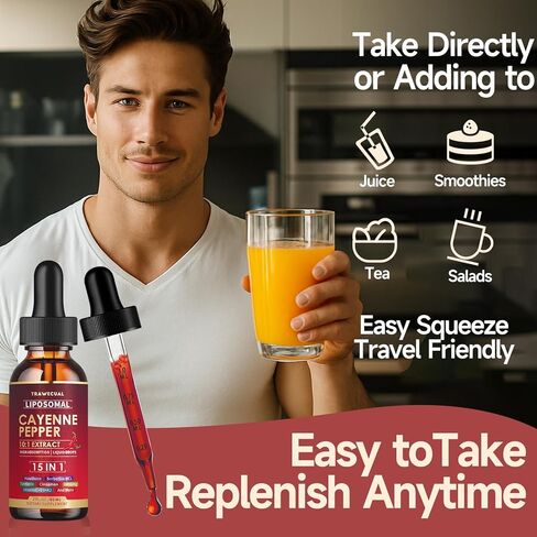 15 في 1 مكملات السائل السائل السائل السائل السائل الشحمي ، مع فيتامين D3 K2 ، و Hawthorn ، و Berberine HCl ، و Beet Root ، وركمه ، والقرفة ، والهضم ، ودعم هيث الدورة الدموية- 2 أوقية لمدة 30 يومًا in Kuwait