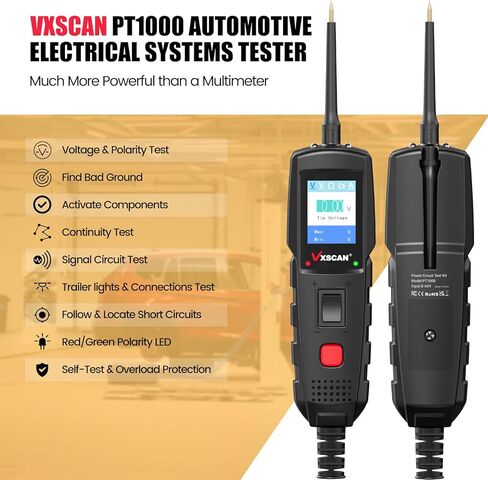 جهاز اختبار الجهد الكهربي، كاشف جهد عدم الاتصال، قلم اختبار كهربائي، جهاز كشف نقاط انقطاع الأسلاك، جهاز اختبار الأسلاك الحية/الفارغة مع إنذار صفارة ومصباح يدوي، جهاز اختبار الطاقة متعدد الوظائف in Kuwait