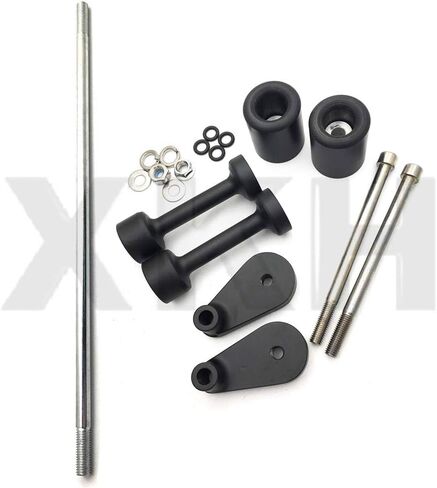 XKMT-NO Cut Frame Slider متوافق مع 2008 2009 2010 2011 2012 Ninja 250 250R EX250 Black [B00YWCPJBW] in Saudi Arabia