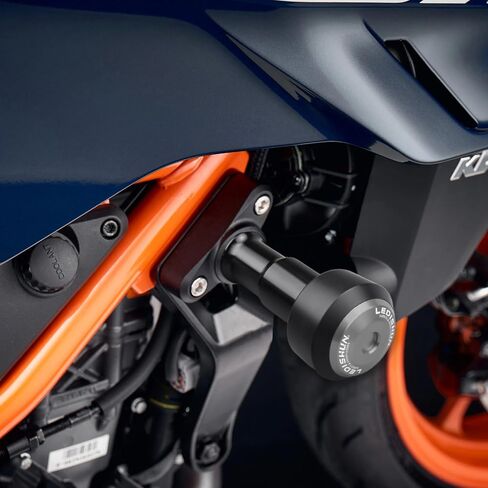 for Duke 390, 250, 125, Svartpilen 401, Vitpilen 401 Motorcycle Falling Protection Frame Sliders Fairing Guard Anti Crash Pad Protector (for KTM & Husqvarna Vehicle) (Black) in Saudi Arabia