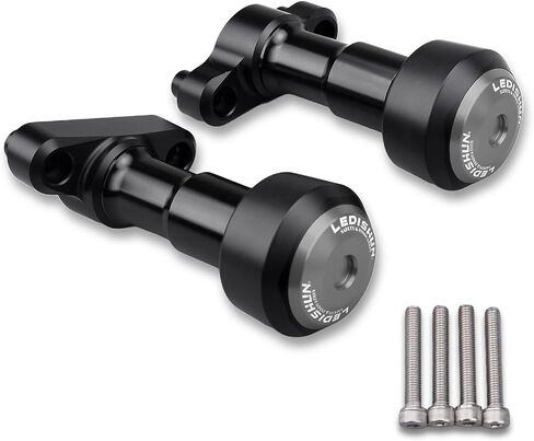 for Duke 390, 250, 125, Svartpilen 401, Vitpilen 401 Motorcycle Falling Protection Frame Sliders Fairing Guard Anti Crash Pad Protector (for KTM & Husqvarna Vehicle) (Black) in Saudi Arabia