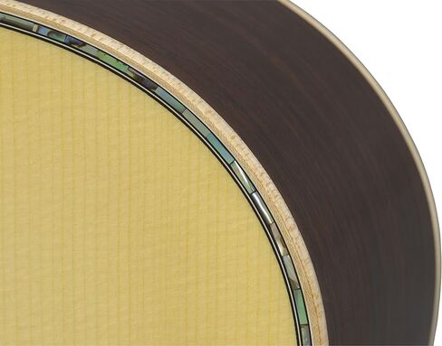 Yamaha L-Series LL16RD Solid Rosewood Acoustic-Electric Guitar w/ Case - Natural, Abalone Inlay in Saudi Arabia