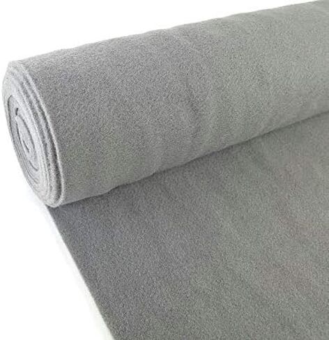 5 Yards Light Gray Upholstery Durable Un-Backed Automotive Trim Carpet 40" x15 FT Roll in Saudi Arabia
