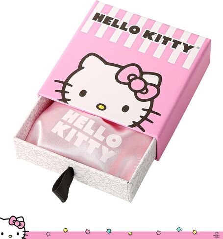 Hello Kitty Bracelet for Women Official License, Silver Flash-Plated and Pave Cubic Zirconia Lariat Heart Bracelet in Saudi Arabia