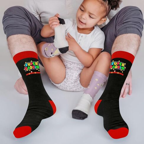 Father's Day Gifts for Dad from Daughter, Son, Kids - Father's Day Gifts from Daughter, Son - Dad Gifts for Fathers Day - Present for Dad - Dad Birthday Gift, Birthday Gifts for Dad - Funny Dad Socks in Saudi Arabia