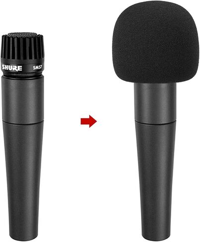 Microphone Windscreen - Furry Windscreen Muff Wind Cover Custom Fit for Shure MV5 Condenser Microphone in Saudi Arabia