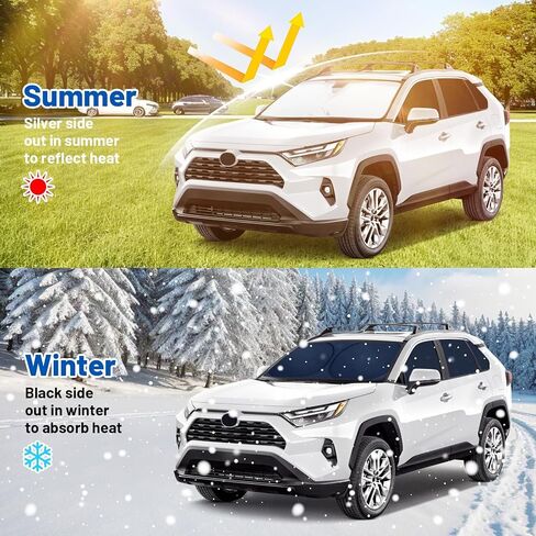 Car Window Shades for Toyota 4Runner 2010-2024 Accessories - Full Set 8PCS Side Window Sunshades with Memory Frame & Blackout Fabric, Privacy UV Shield for Camping/Travel in Saudi Arabia