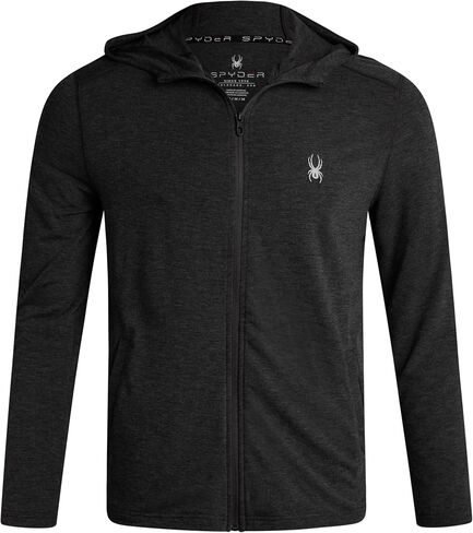 Hoodies الرياضي Spyder - الكامل zip upf 30+ هوديس خفيفة الوزن للتنفس للرجال - قميص ذي غطاء محرك الرطوبة in Saudi Arabia