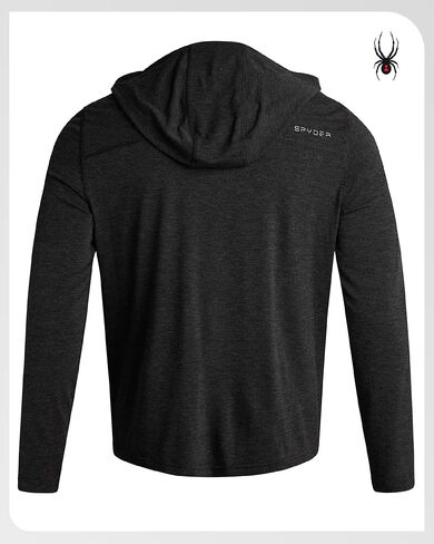 Hoodies الرياضي Spyder - الكامل zip upf 30+ هوديس خفيفة الوزن للتنفس للرجال - قميص ذي غطاء محرك الرطوبة in Saudi Arabia