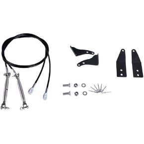Heavy Duty Adjustable Limb Riser Kit Jlu Accessories Steel Front for Jeep for Wrangler 2018-2020 Black HUAMAO20183003 in Saudi Arabia
