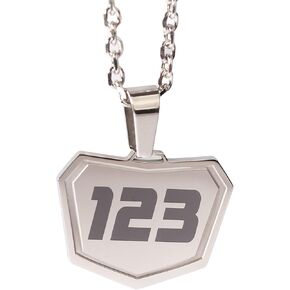 Motocross Number Necklace - Pendant for Dirt Bike and Motocross Racing - 3 Digit Chain - Racing Number Jewelry and Chain in Saudi Arabia