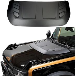 IAG I-Line Hood Scoop for Ford Bronco 2021+ 2/4 Door (Not Sport), Black in Saudi Arabia