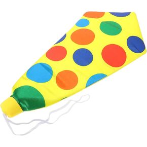Besportble 1pc Clown Necktie Assume Assume for Halloween Firms Funder Design Lightweight و Recied for Art-up and tempered Propable Prop in Kuwait