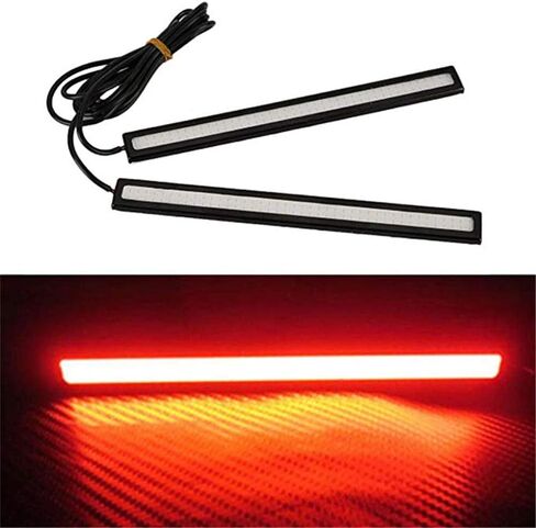 2pcs 17 سم مكب LED Universal LED Strip Car أثناء النهار تشغيل مصباح الضباب DRL DRL ضوء شريط LED مرن شريط مقاوم للماء 10-16V (17 سم ، أبيض بارد) in Saudi Arabia