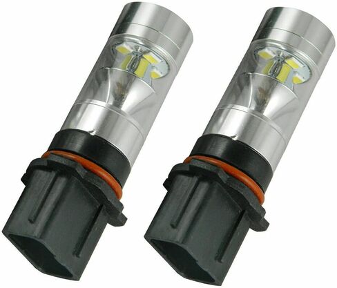 P13W LED الضباب LID LIGHT LIGHT RUNTY LIGHT LIGHT DRL PLUBS XENON WHITE 6000K 12277 PSX26W Super Bright High Power for Car Truck Elimation in Saudi Arabia