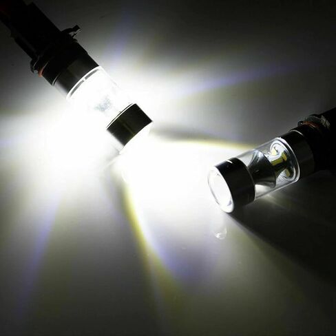 P13W LED الضباب LID LIGHT LIGHT RUNTY LIGHT LIGHT DRL PLUBS XENON WHITE 6000K 12277 PSX26W Super Bright High Power for Car Truck Elimation in Saudi Arabia